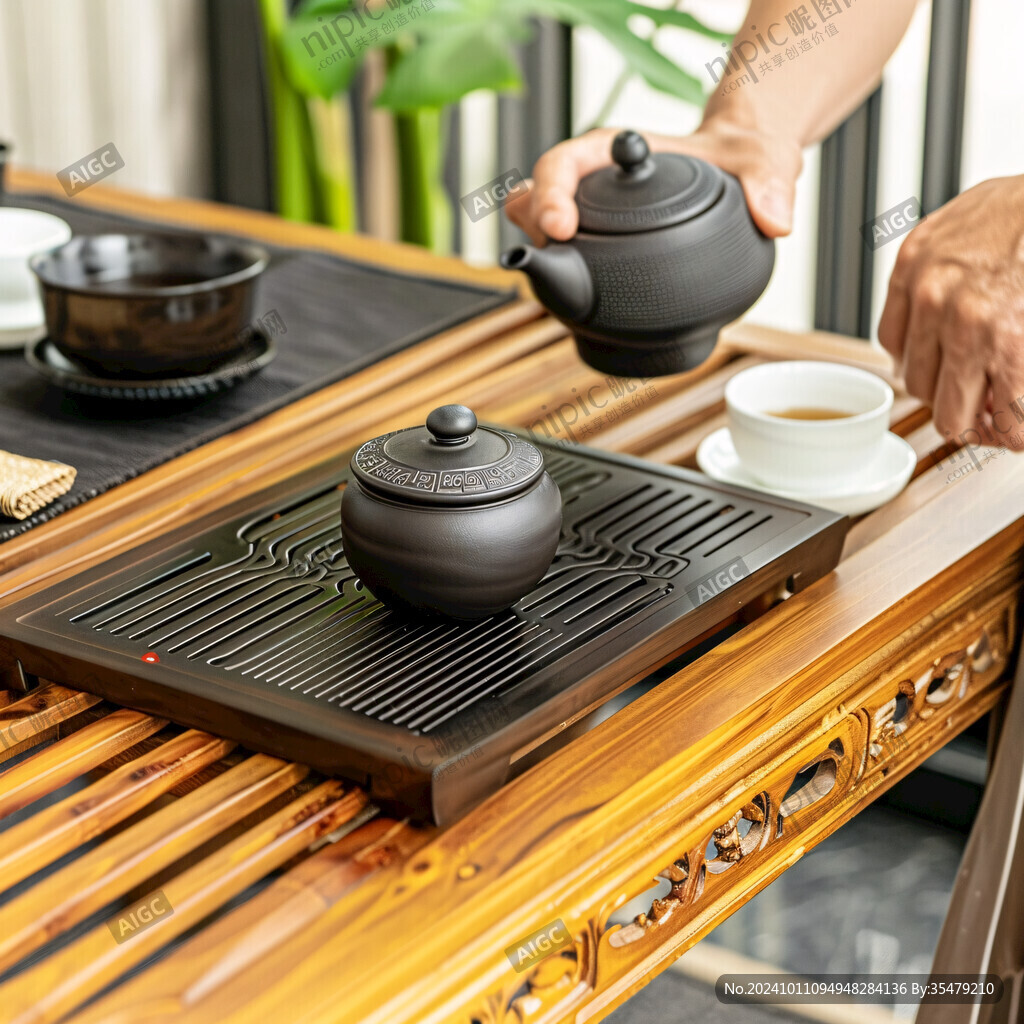 茶店中式茶盤