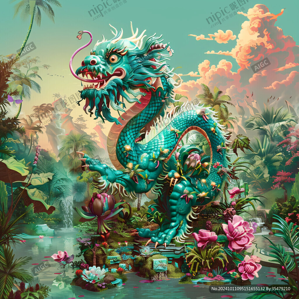 龍年國潮插