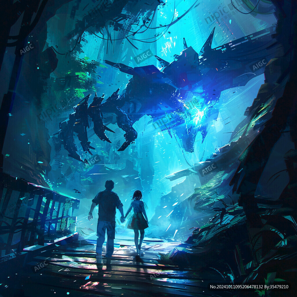 科幻題材插畫