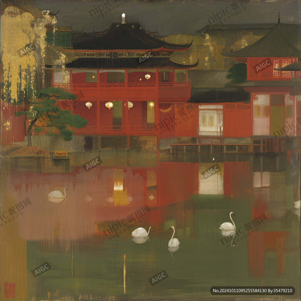 煙雨樓插畫