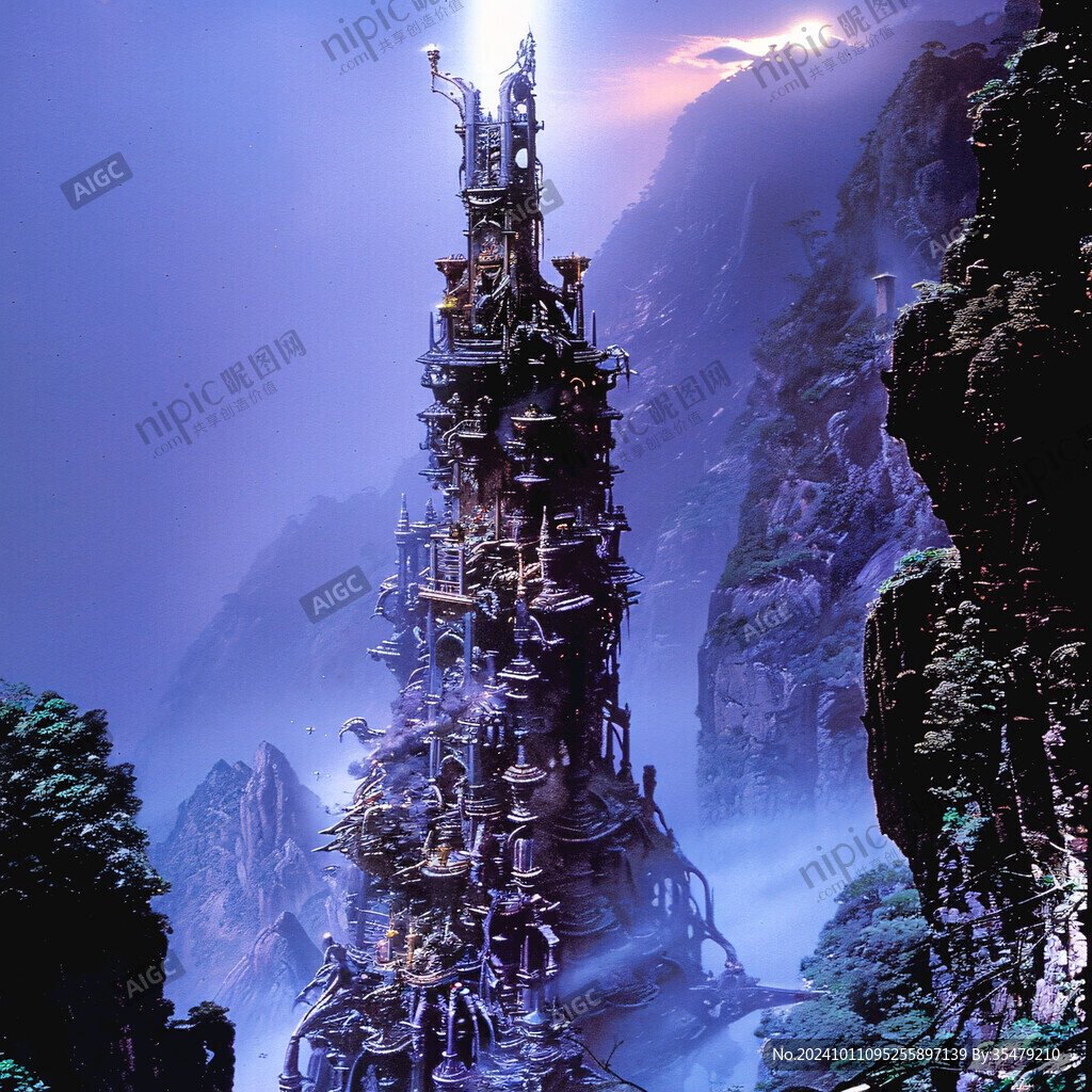幻想的外星建筑