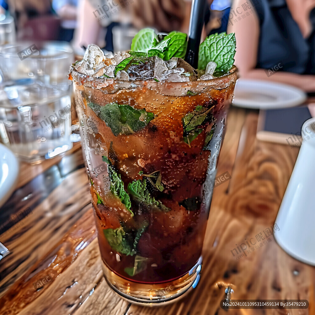 杯子冰鎮(zhèn)飲料