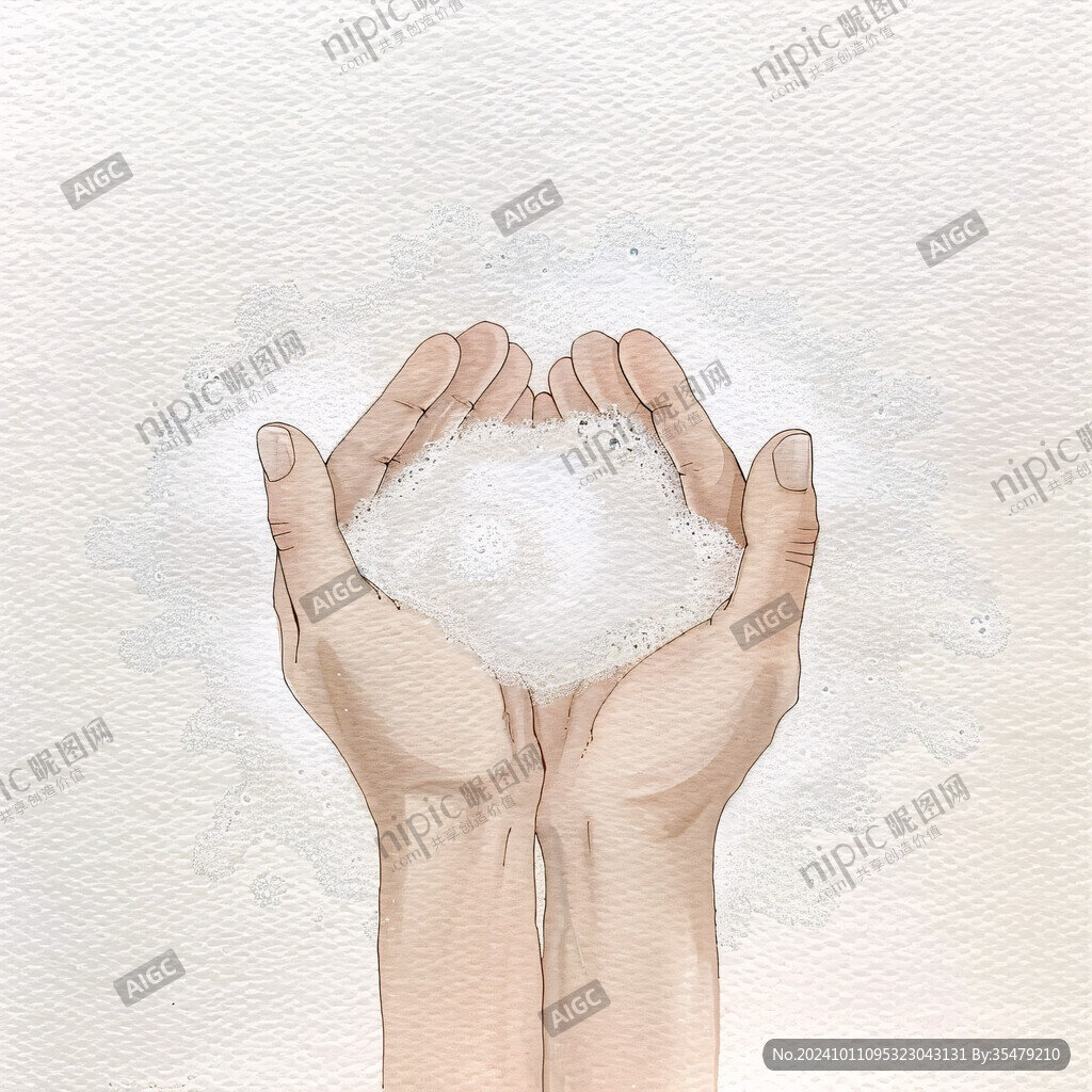 洗手插畫