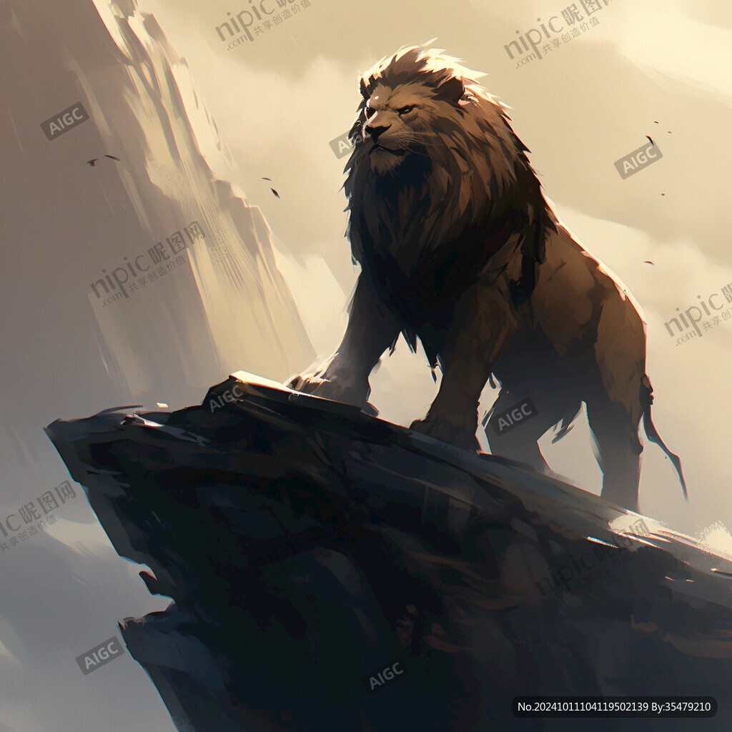 獅子王插畫