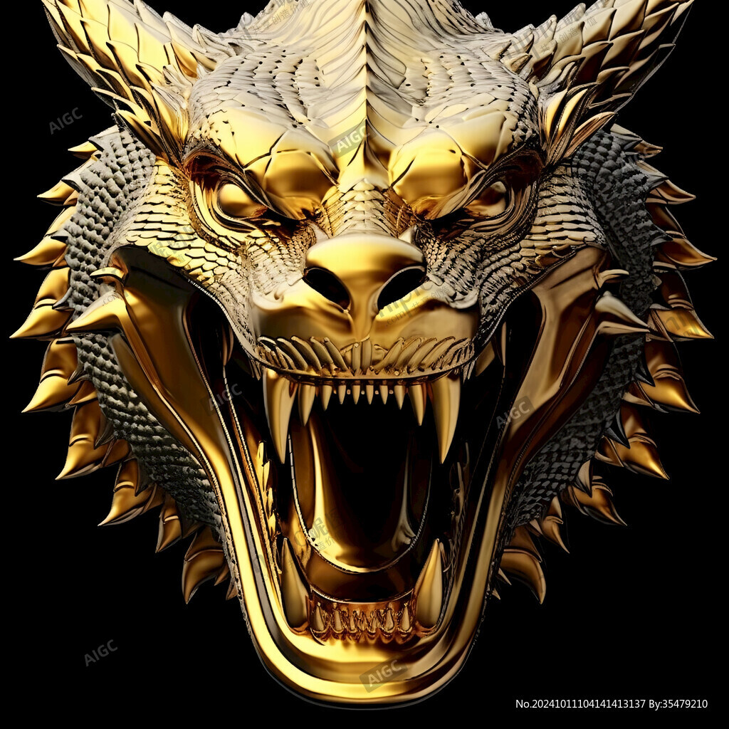 獸面金龍