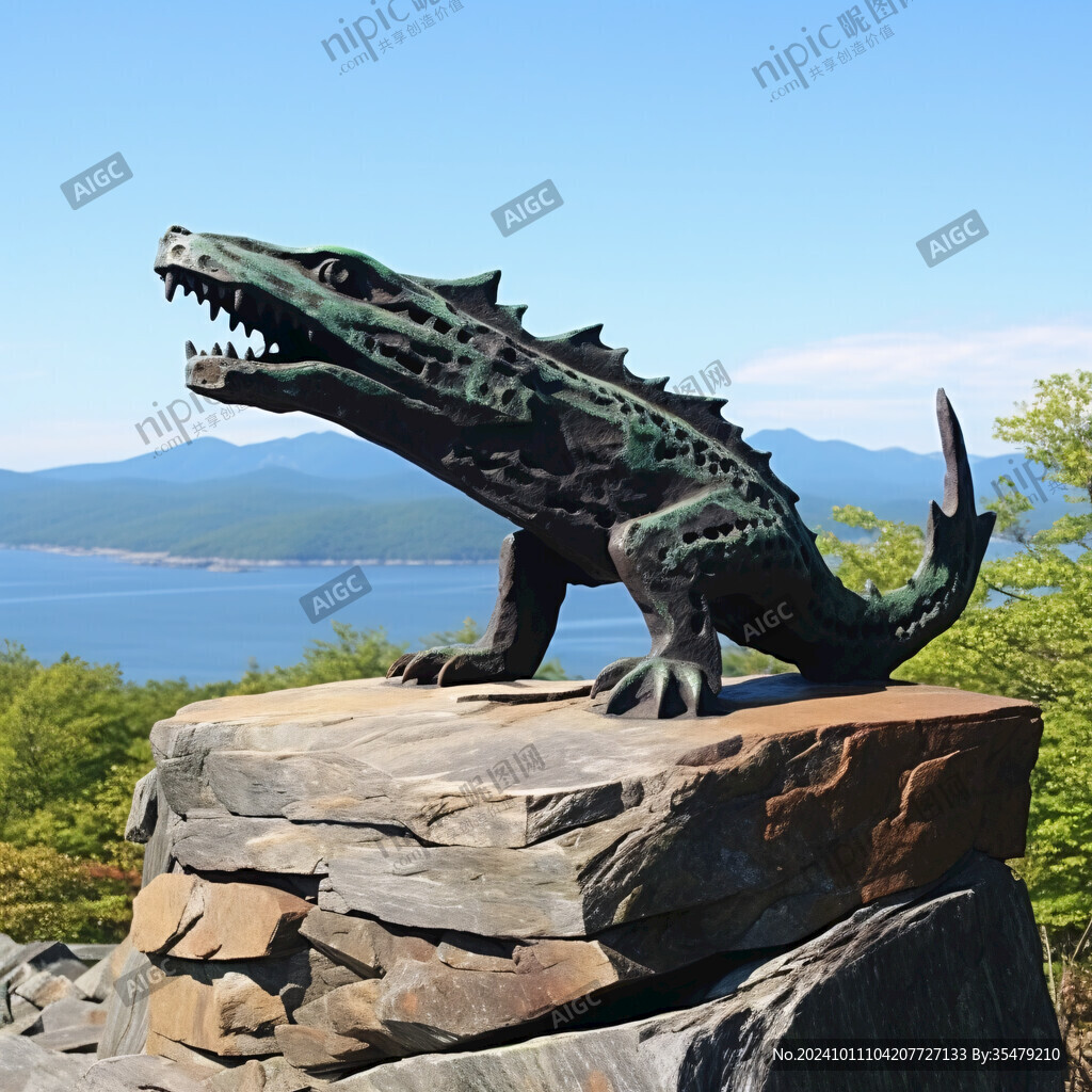 原角龍雕塑