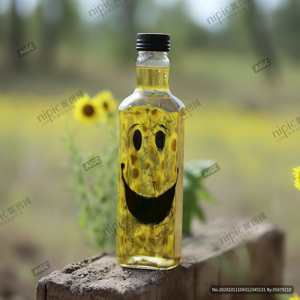 葵花油插畫