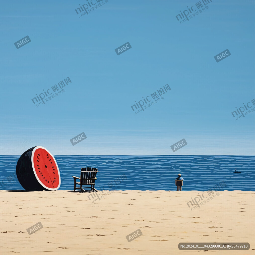 孤獨的海邊座椅
