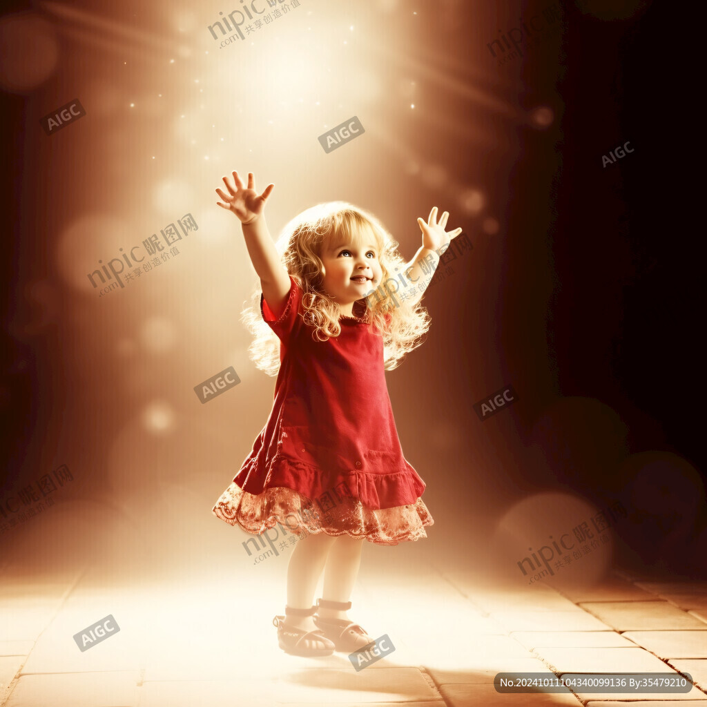 跳舞的小女孩兒