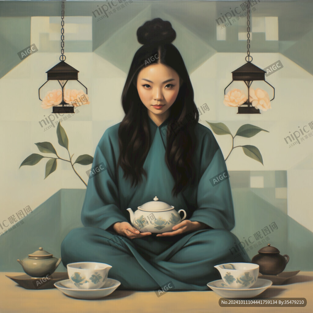 茶道中國風美女