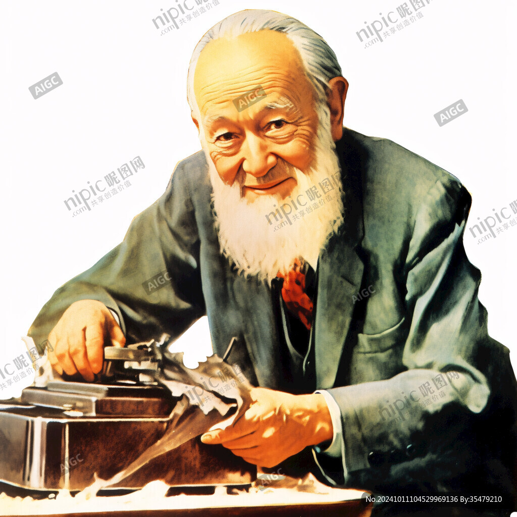 磨刀工人物蠟像