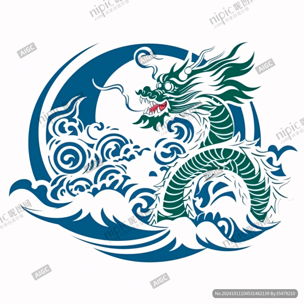 原創龍鳳呈祥青龍