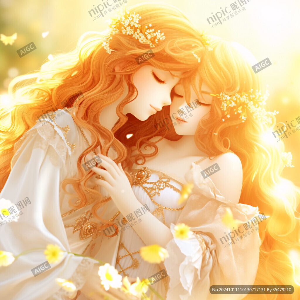 采橙汁的花仙子插畫