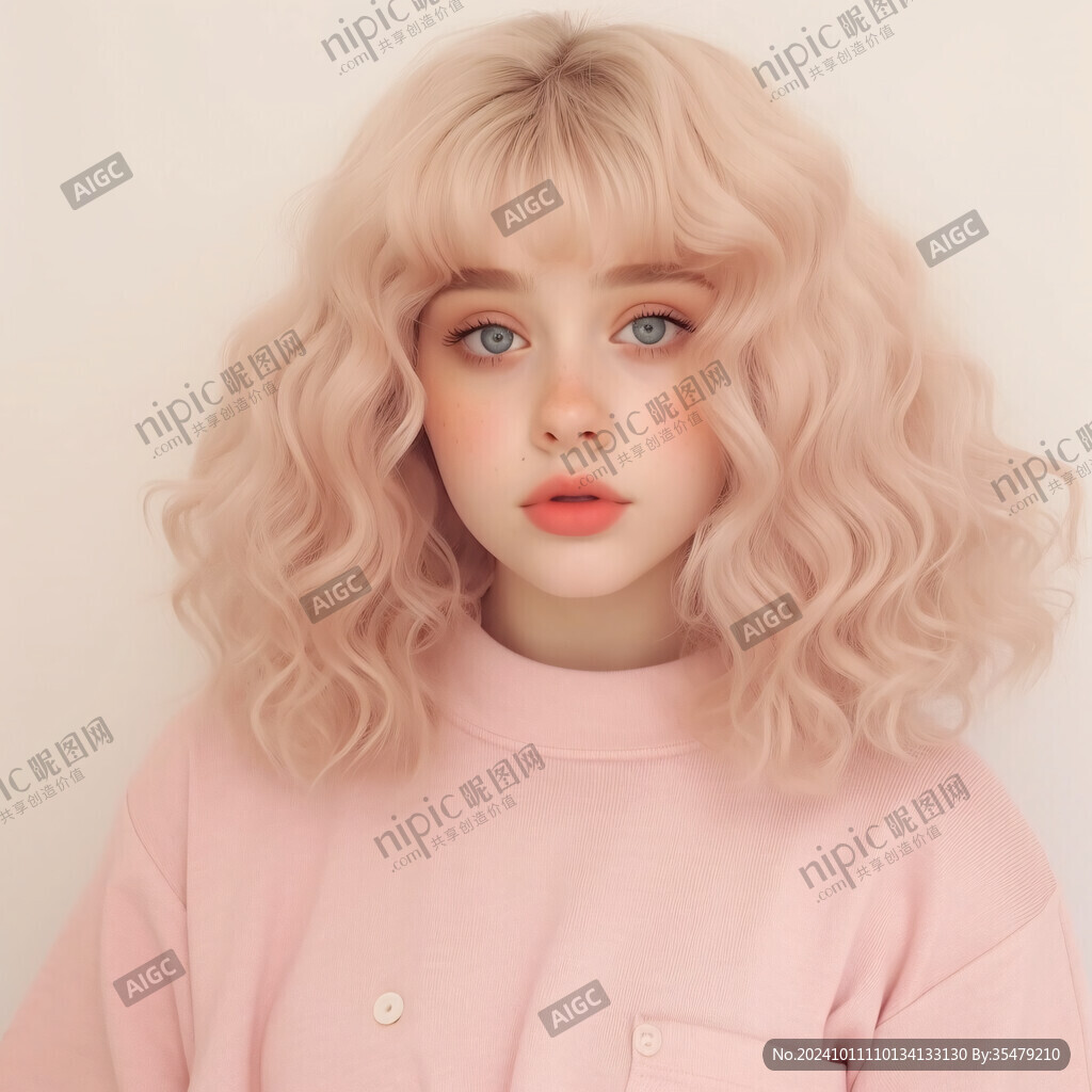 粉色頭發(fā)少女頭像