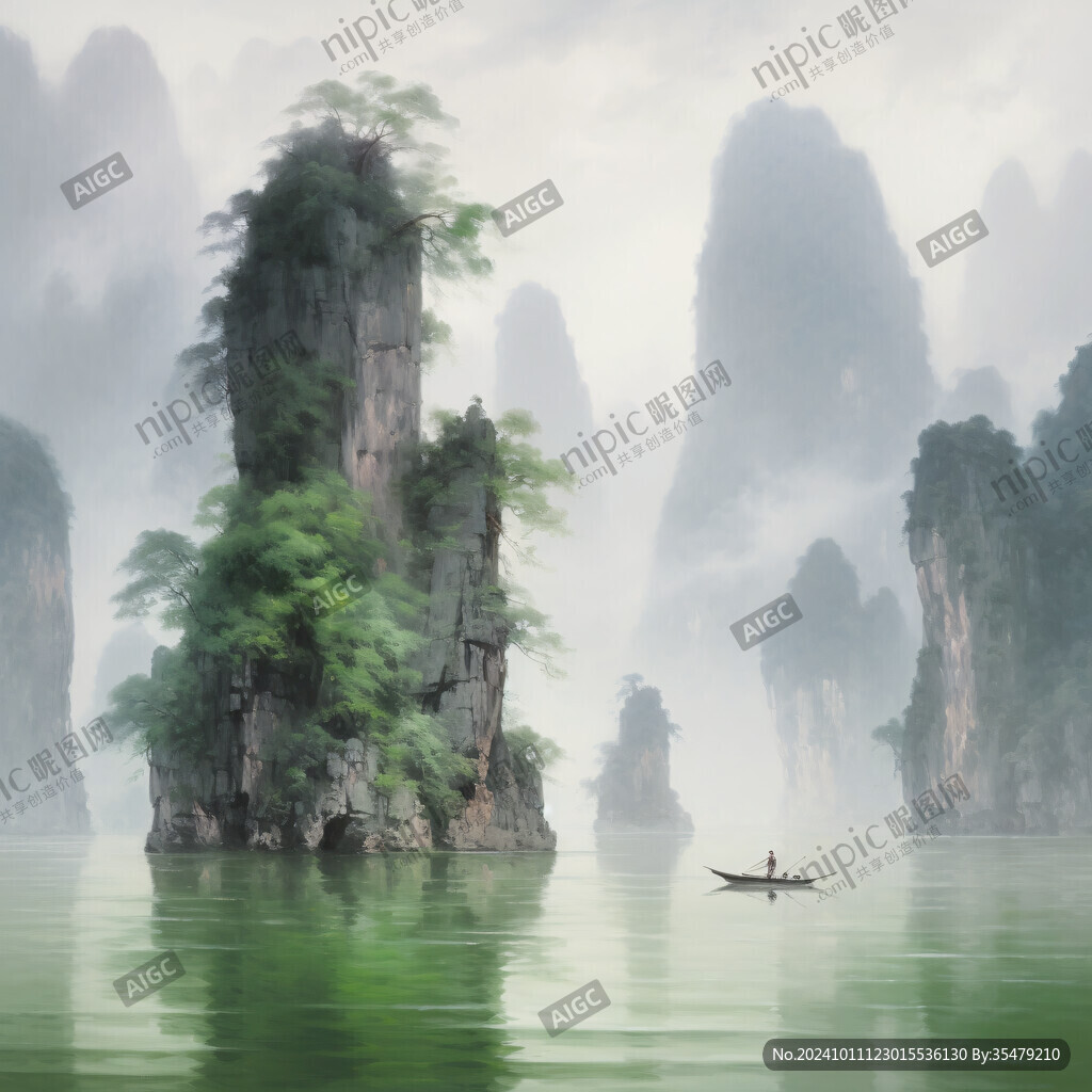 漓江風景畫