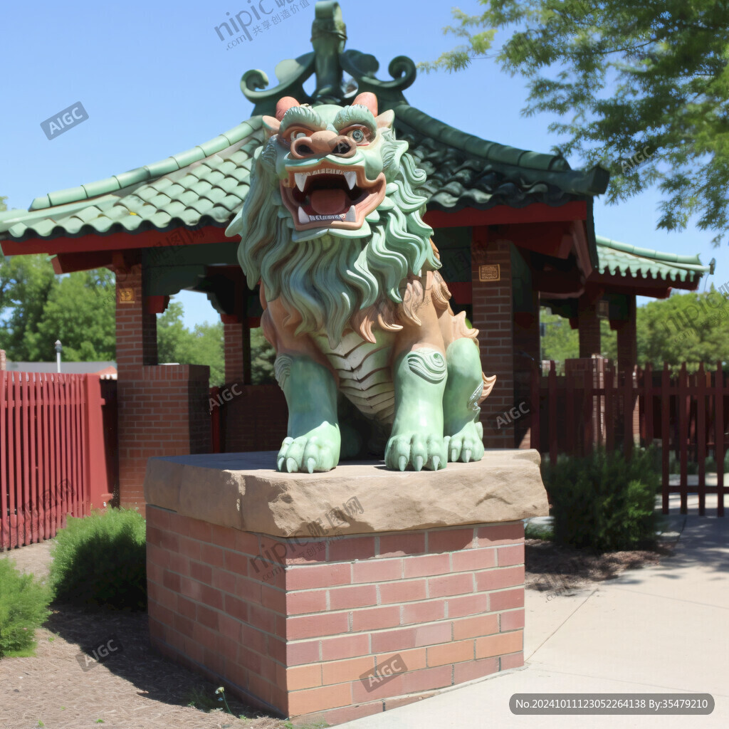 皇宮建筑石獸