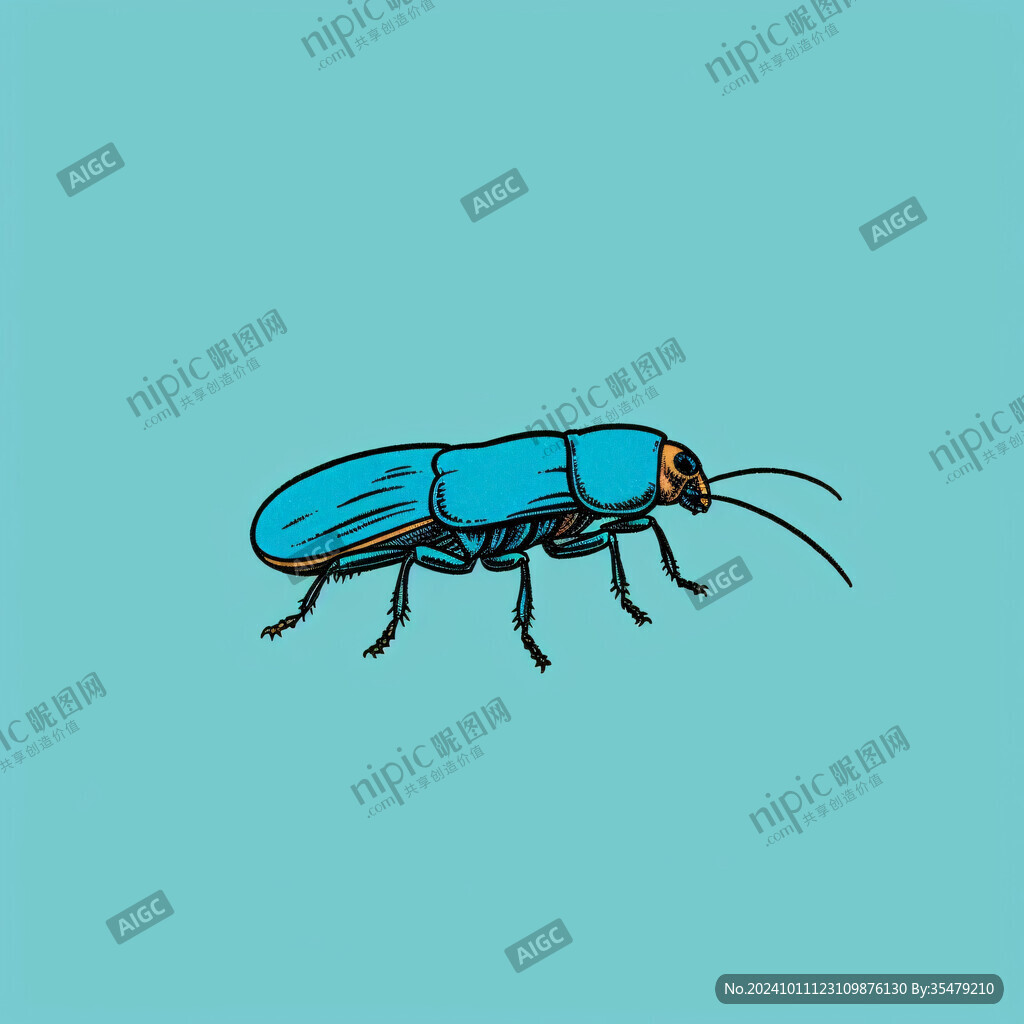 手繪螞蟻動物插畫