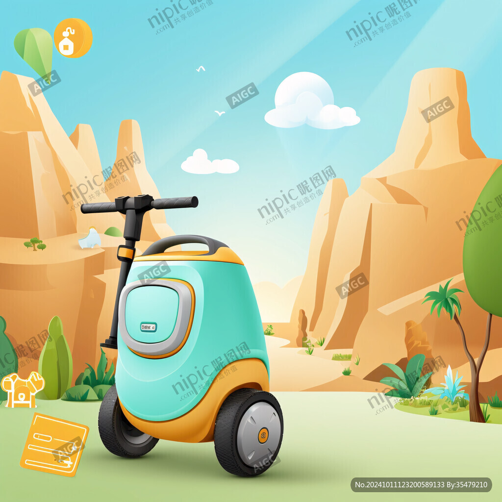 手推車場景圖