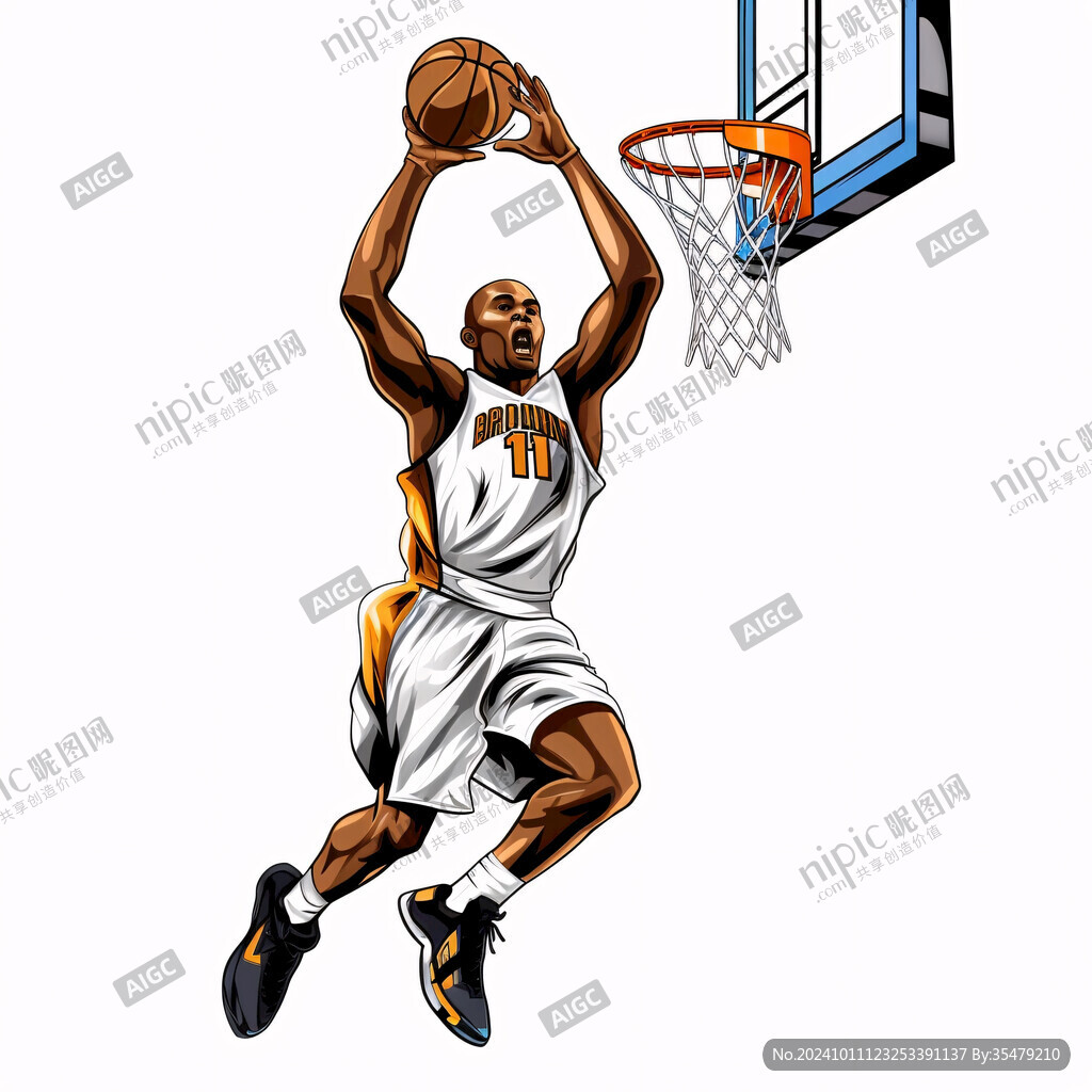籃球運動員插畫
