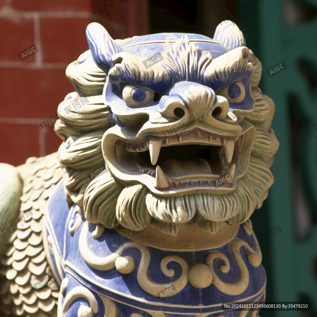 古建筑琉璃獸頭