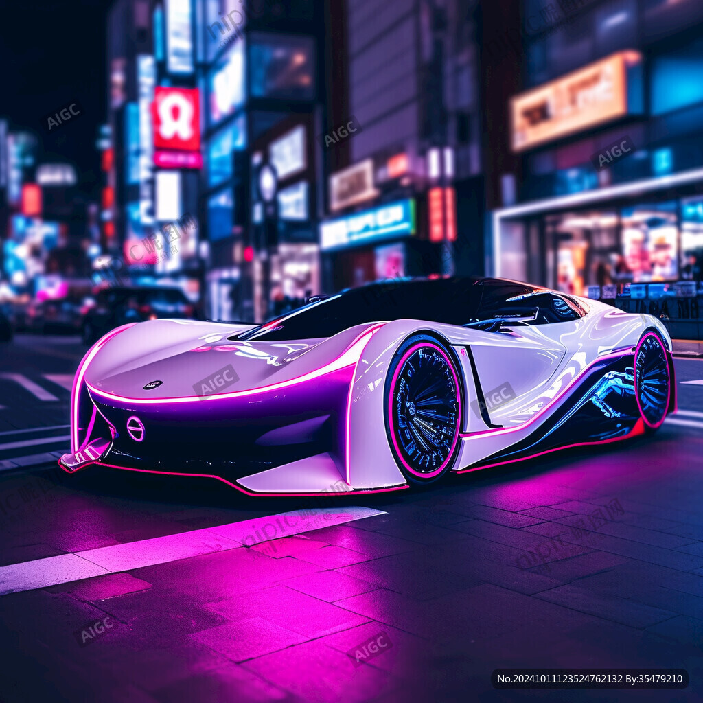 未來科技感汽車