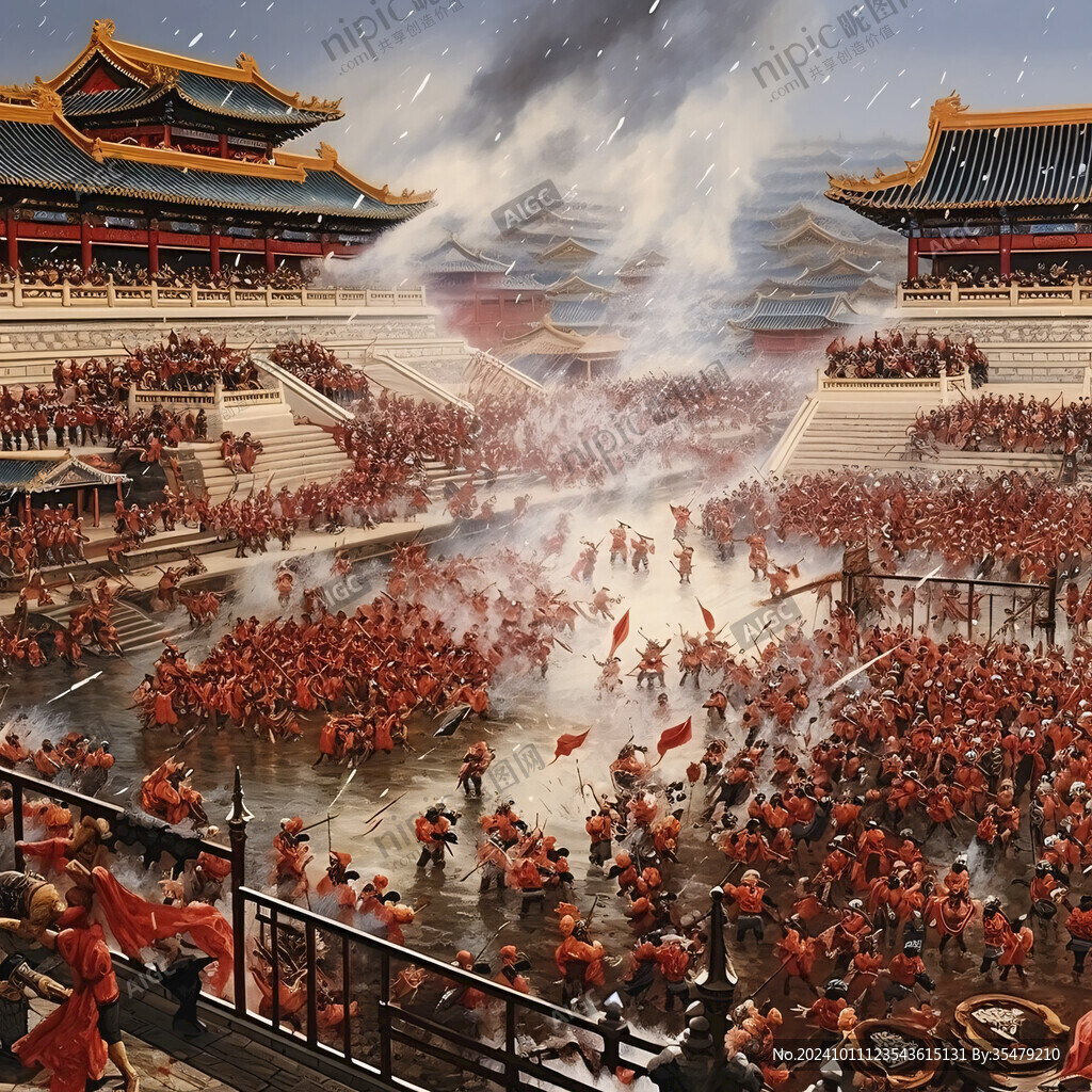 中國(guó)古代戰(zhàn)爭(zhēng)場(chǎng)景