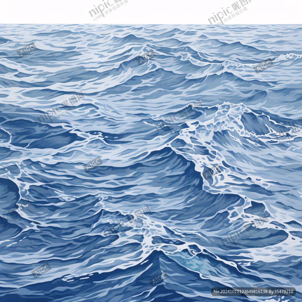 海水紋樣包裝底紋水波