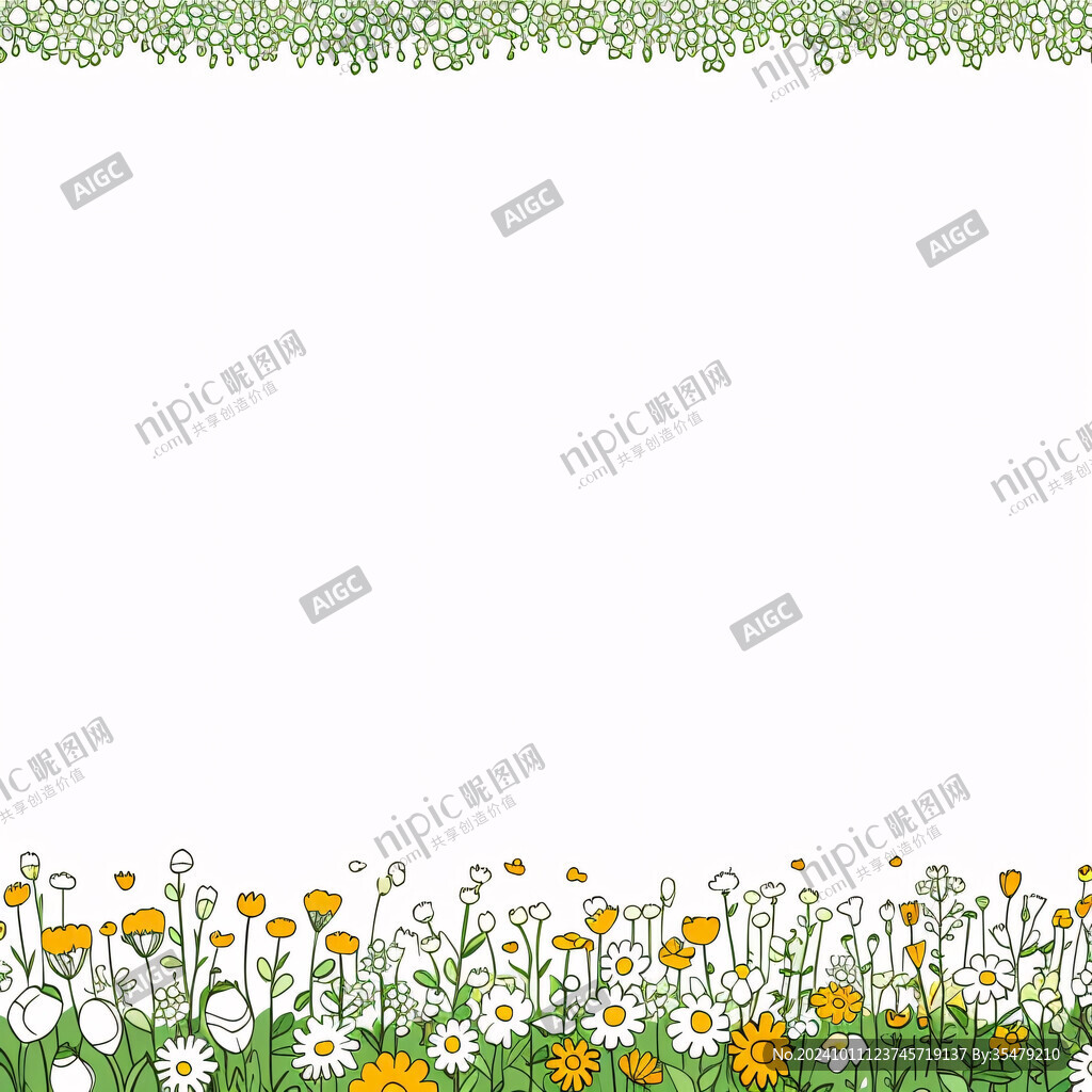 滿版小菊花背景