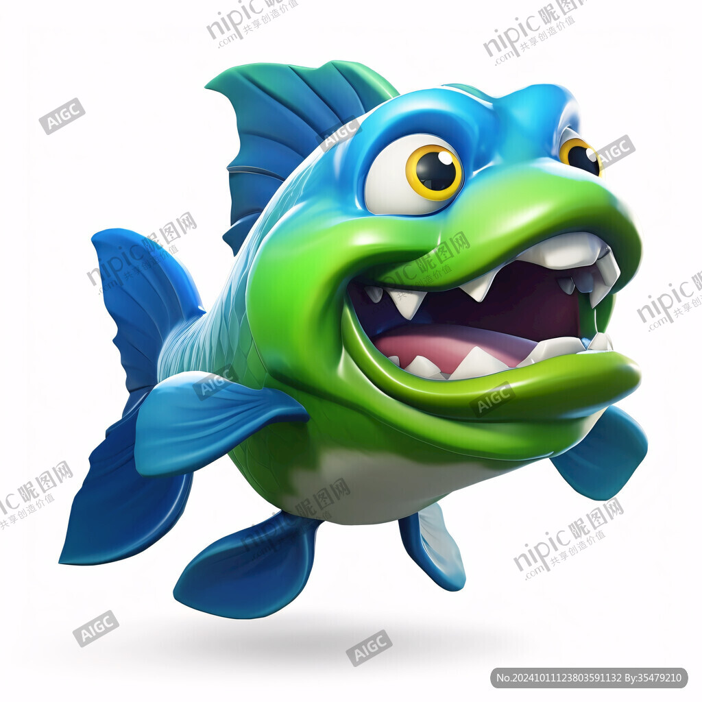 q版卡通魚