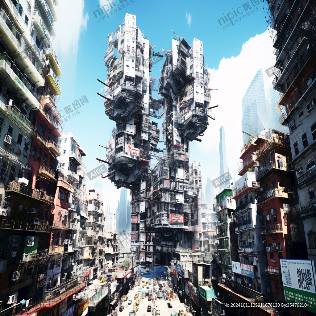 世界扭曲建筑