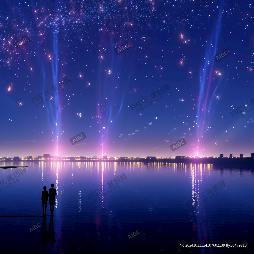 水面星光素材