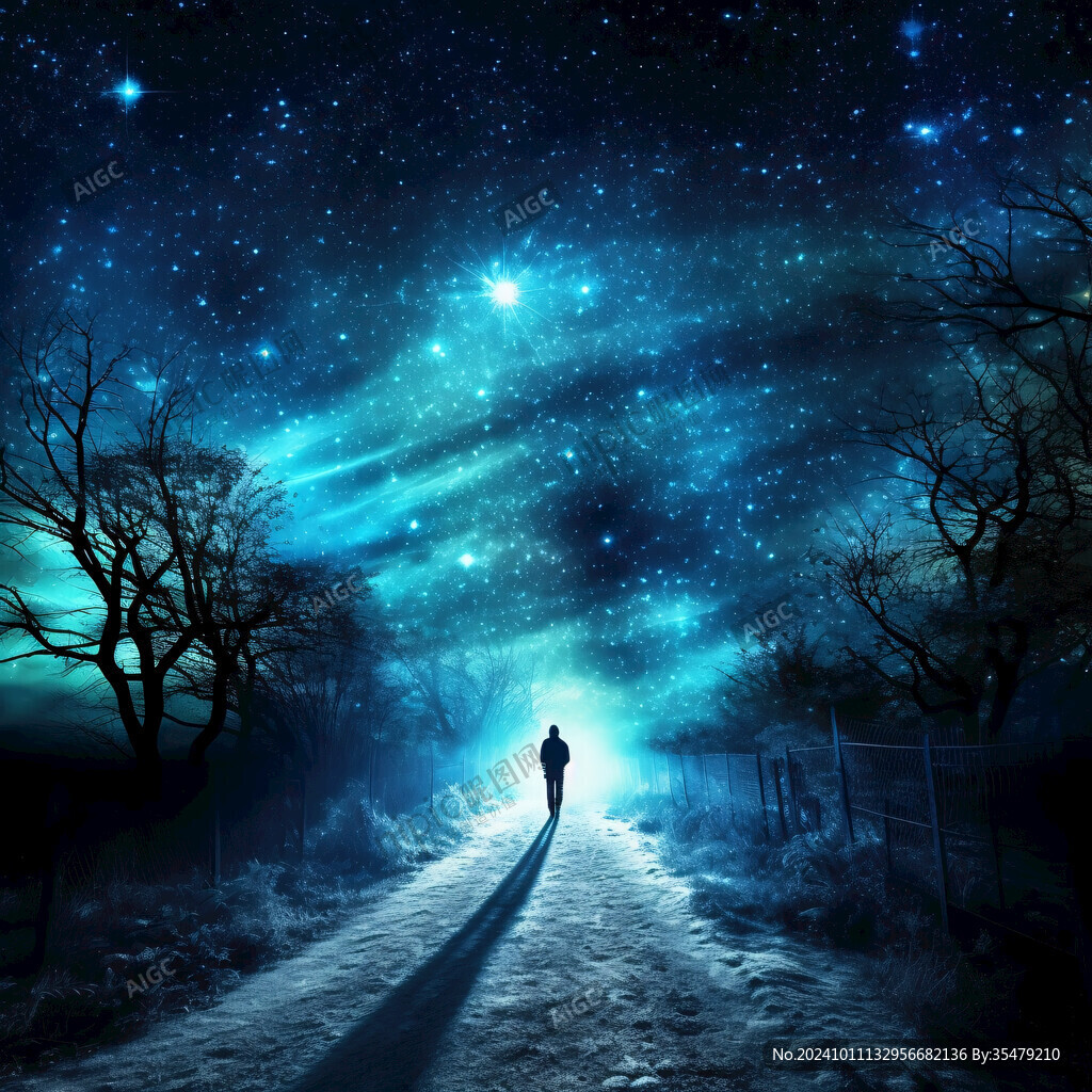 星空下的少年