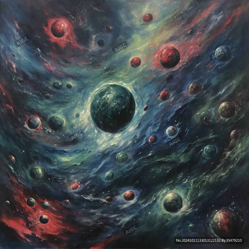 宇宙星空星球裝飾畫