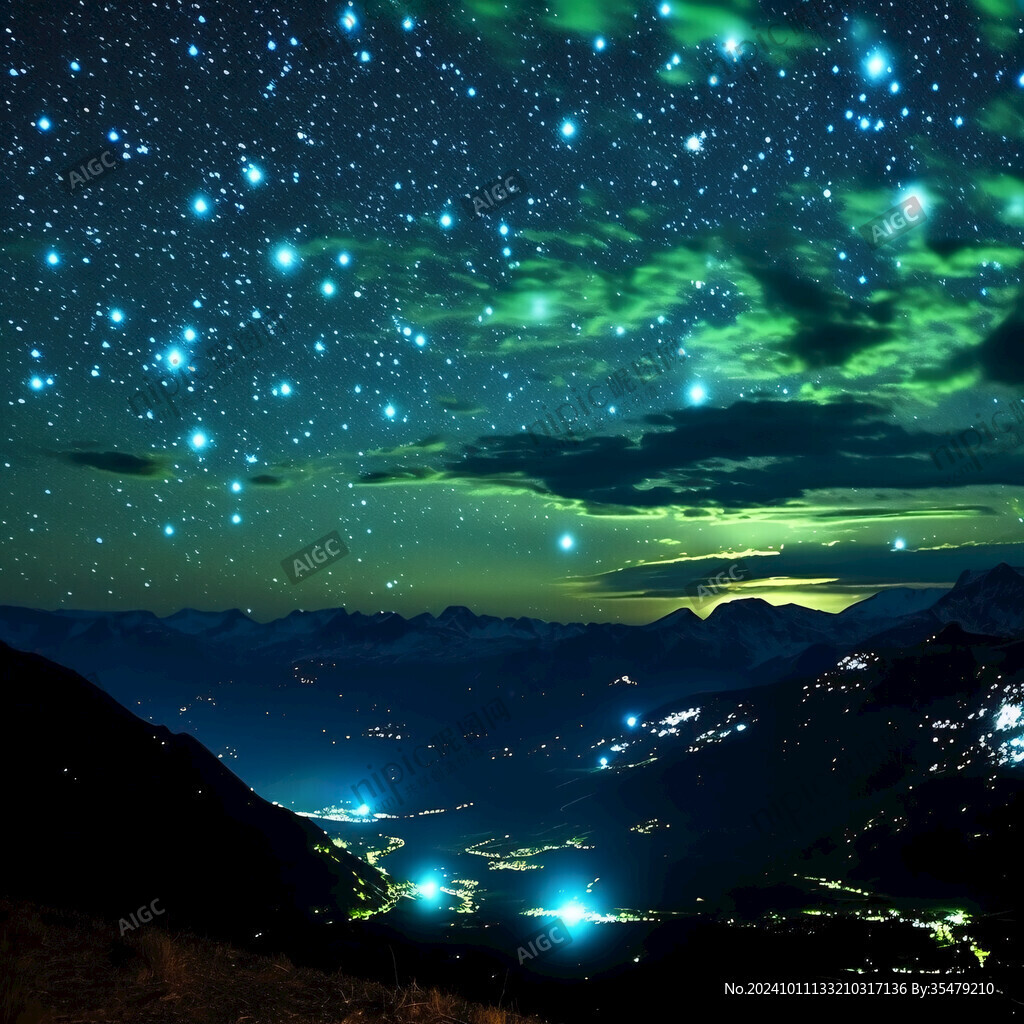 星空背景星空天頂貼