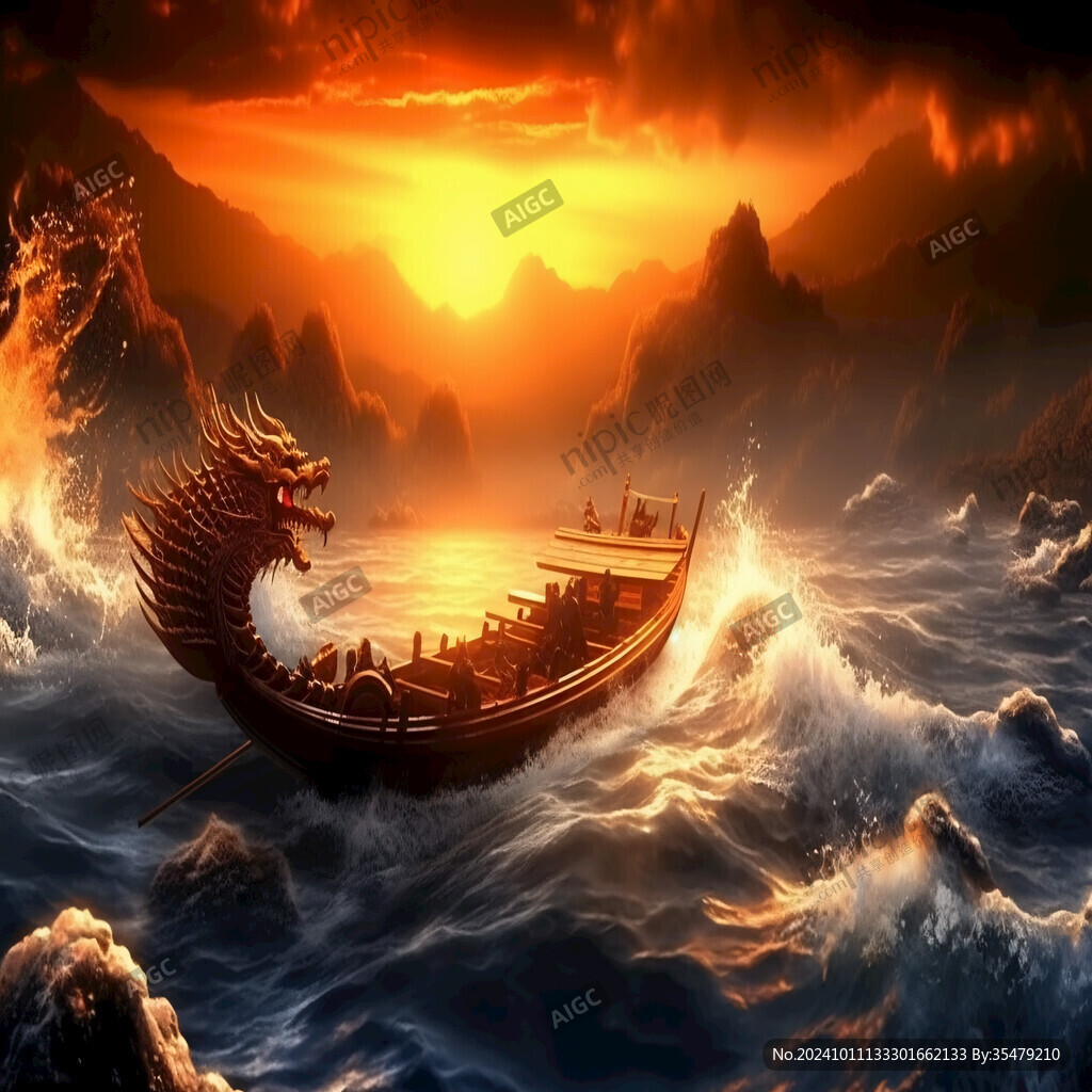 一帆風(fēng)順龍船