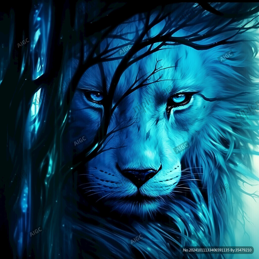 獅頭獅子王動物頭像