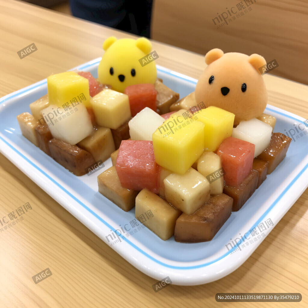 小熊造型食品