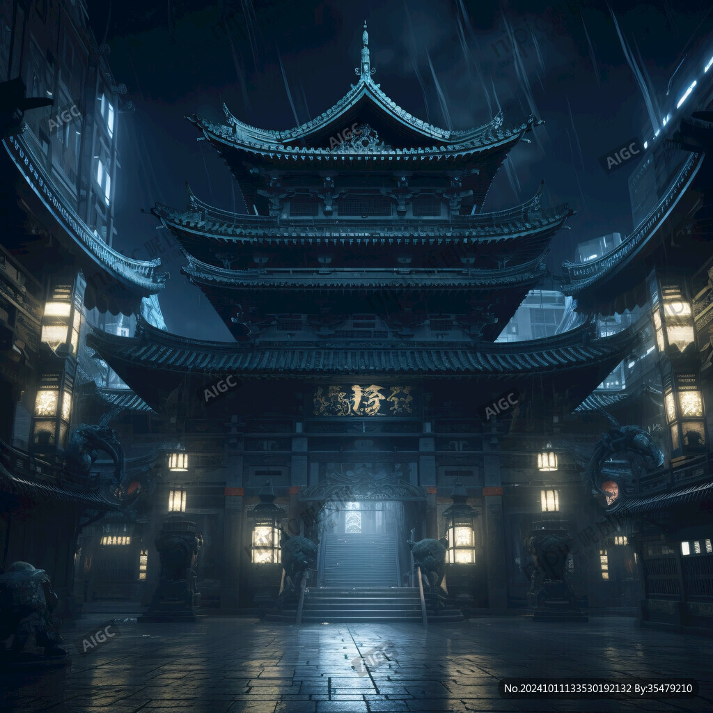 宏大寺廟場景