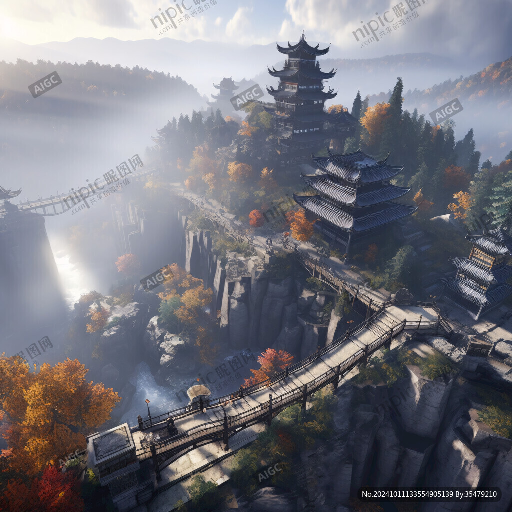 宏大寺廟場景