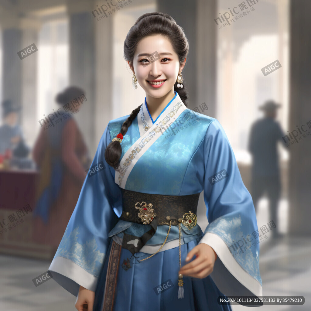 朝鮮人物插畫