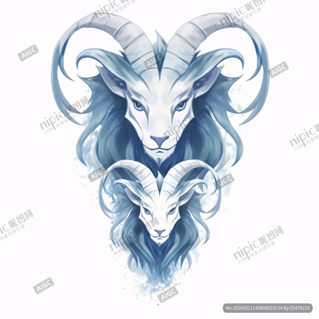 羊頭插畫