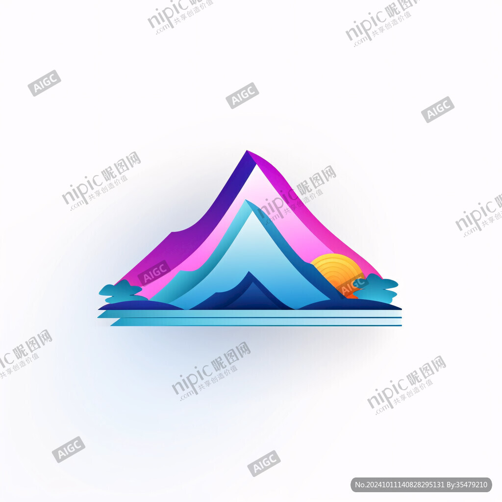 山川山嶺山脈logo
