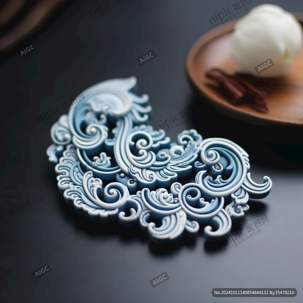 玉雕花藍(lán)