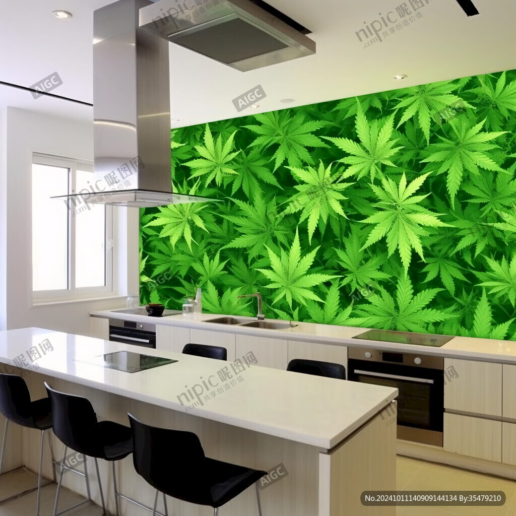 綠水晶立體背景墻