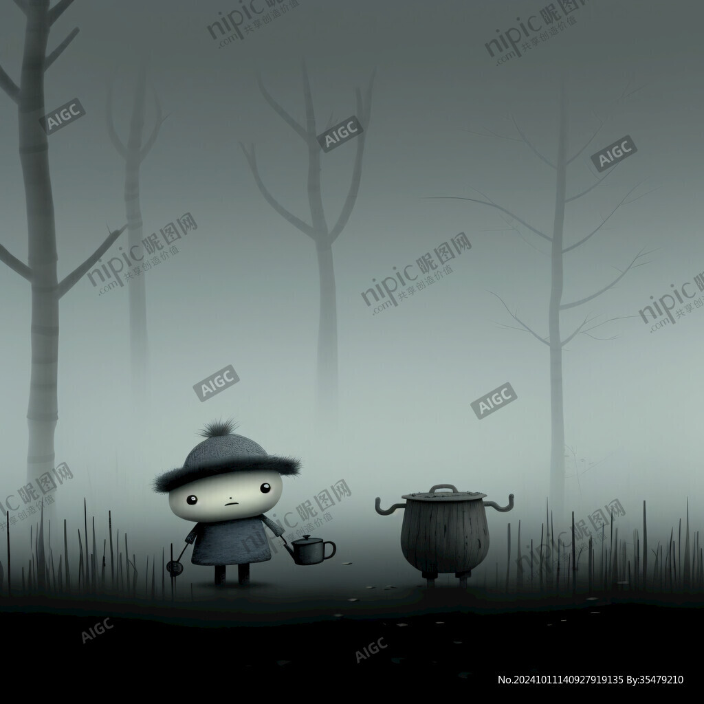 稻草人插畫