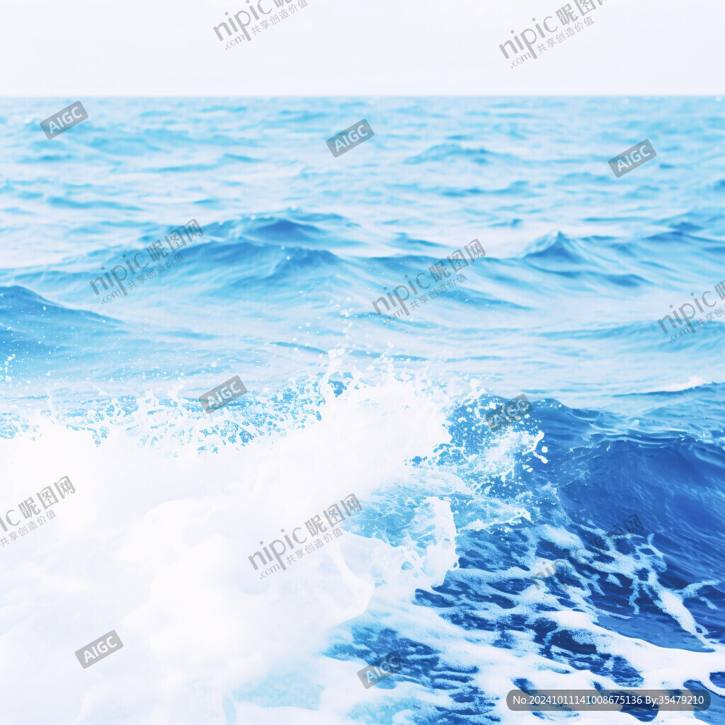 水波海濤好浪波浪江水