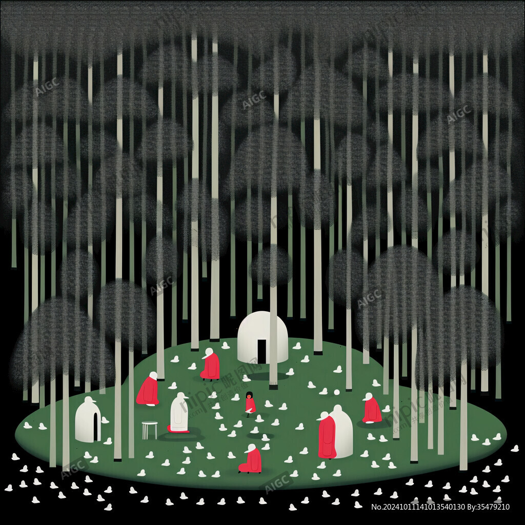 草原下雨場(chǎng)景