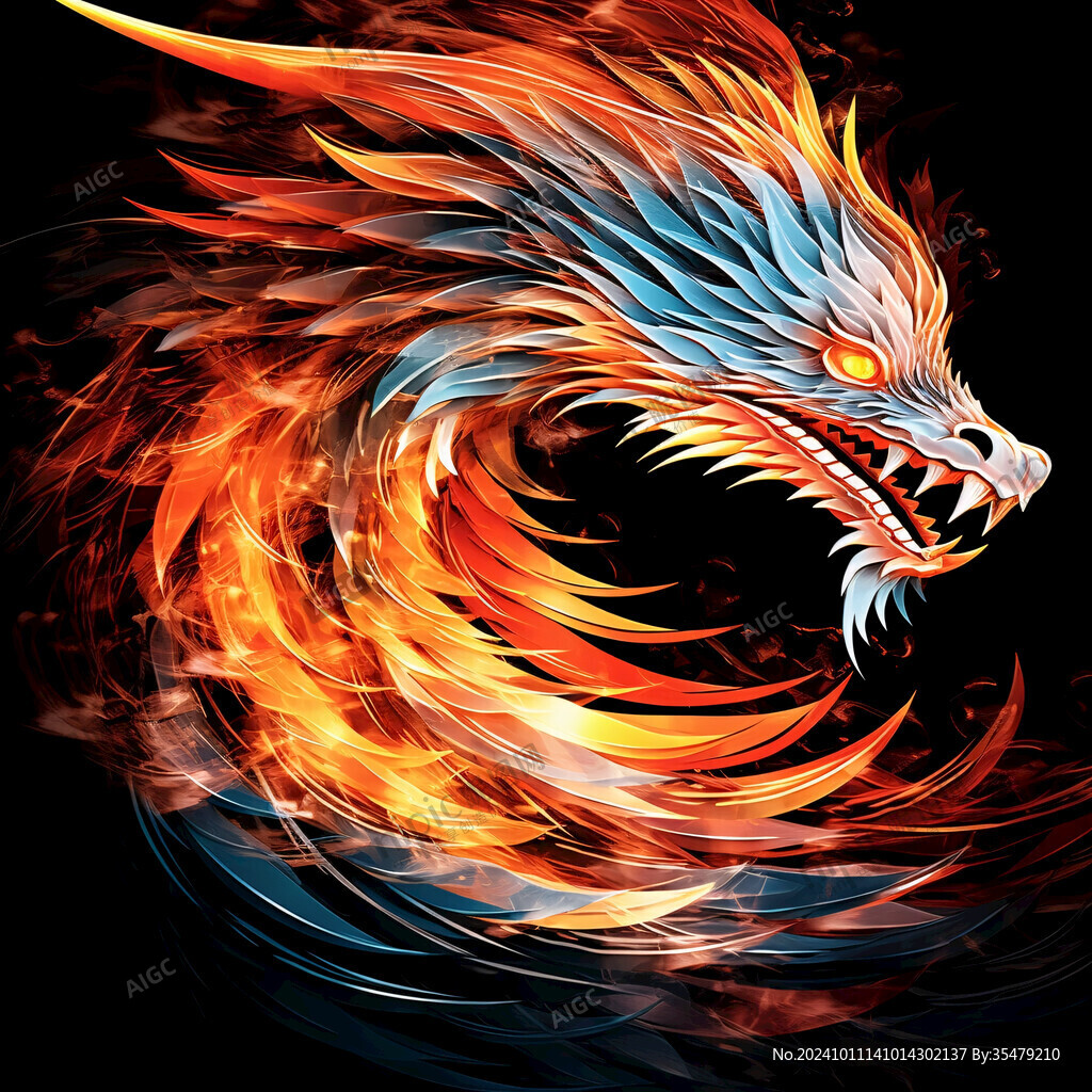國風(fēng)龍插畫