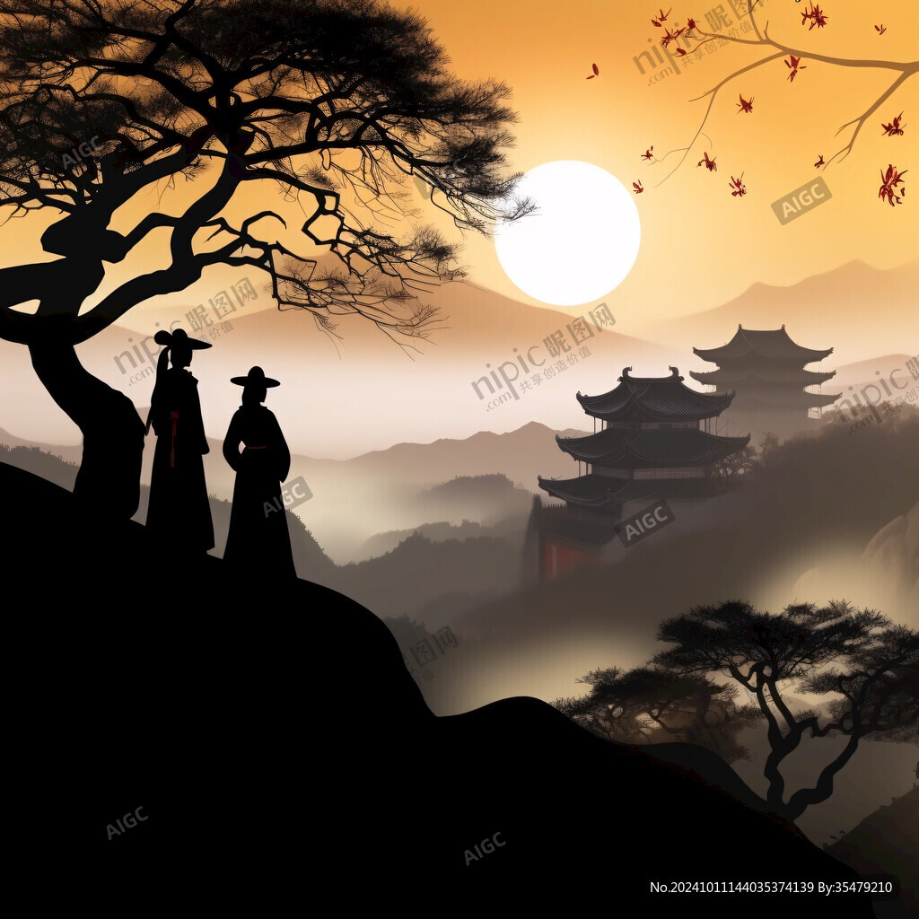 武俠插畫海報(bào)