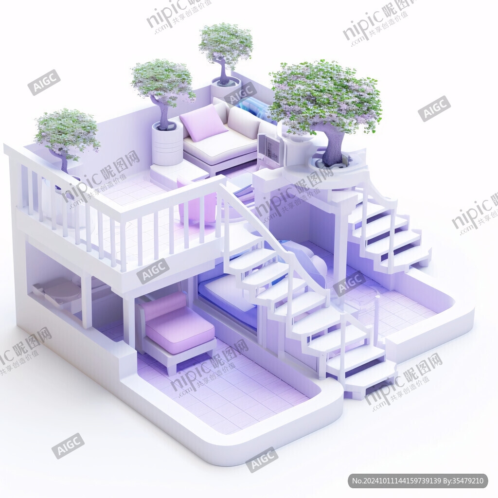 復式戶型素材
